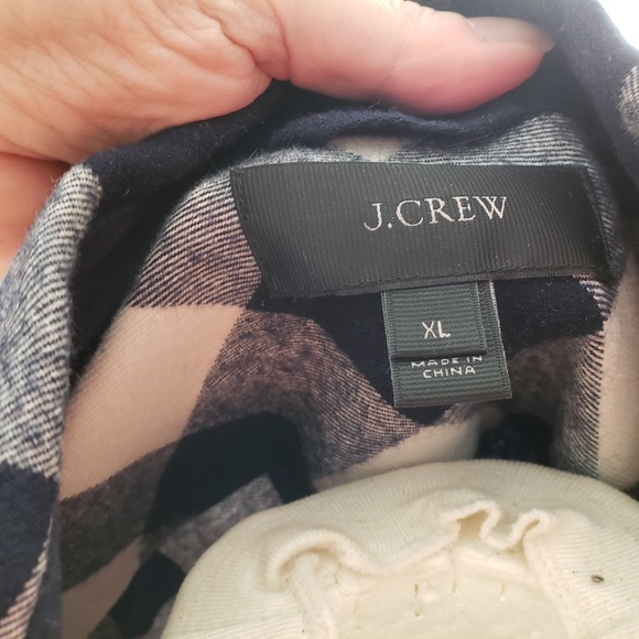 J Crew Buffalo checked popover shirt/jacket sz XL - Picture 5 of 5